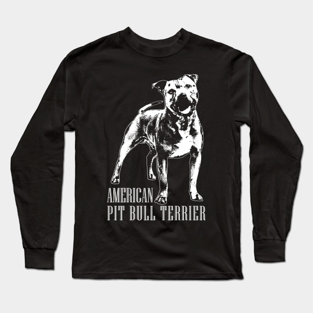 American Pit Bull Terrier - APBT Long Sleeve T-Shirt by Nartissima